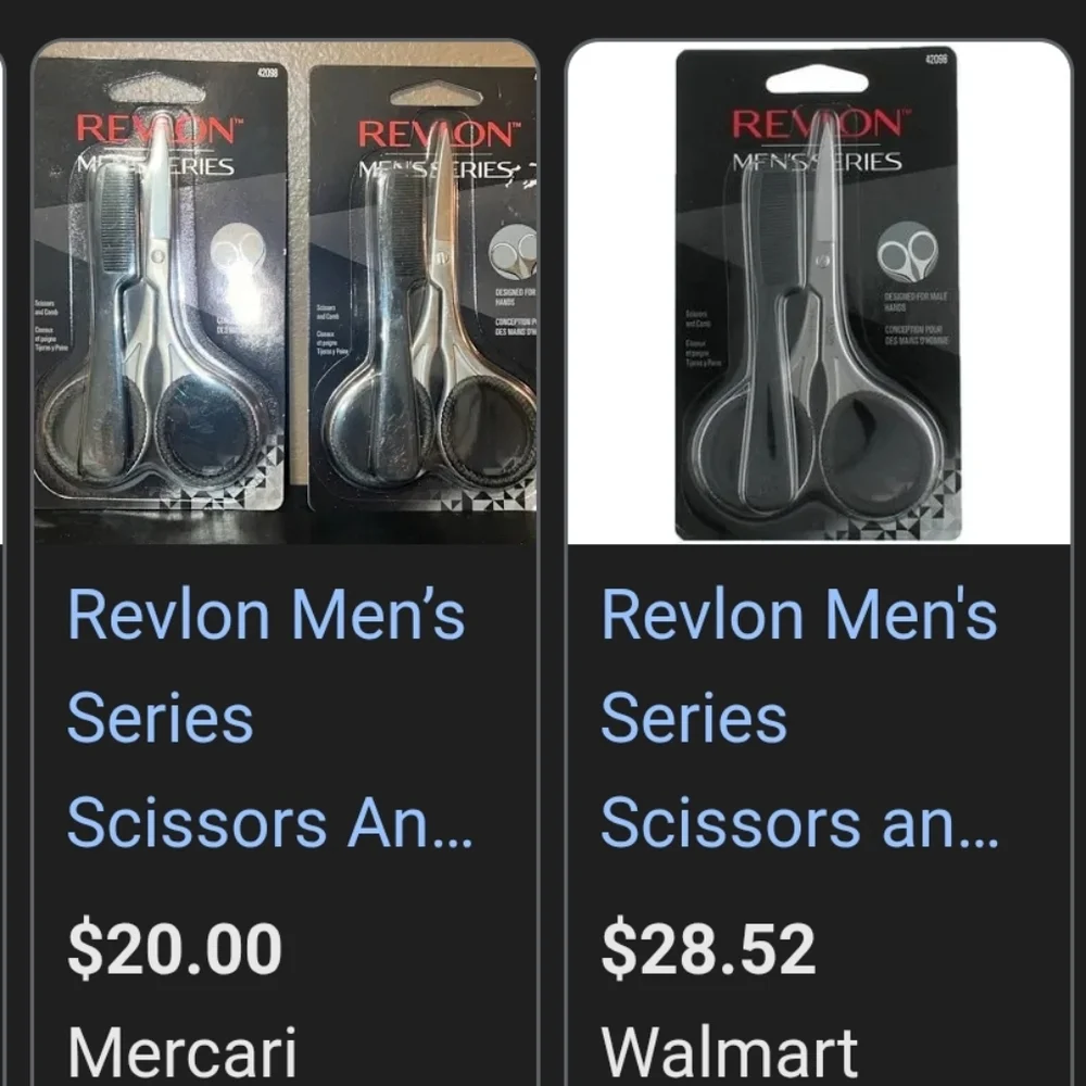 Revlon Men's Series Scissors and Isaac Mizrahi Cuticle Nipper Set